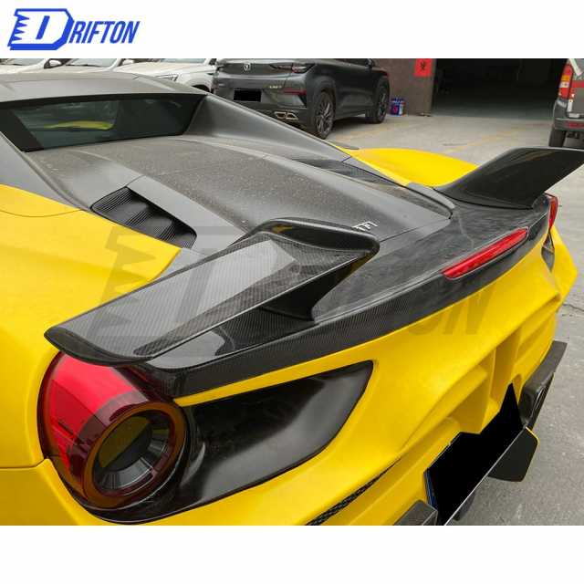 Mansory Style Forged Carbon Fiber Rear Spoiler For Ferrari 488 GTB 2015 ...