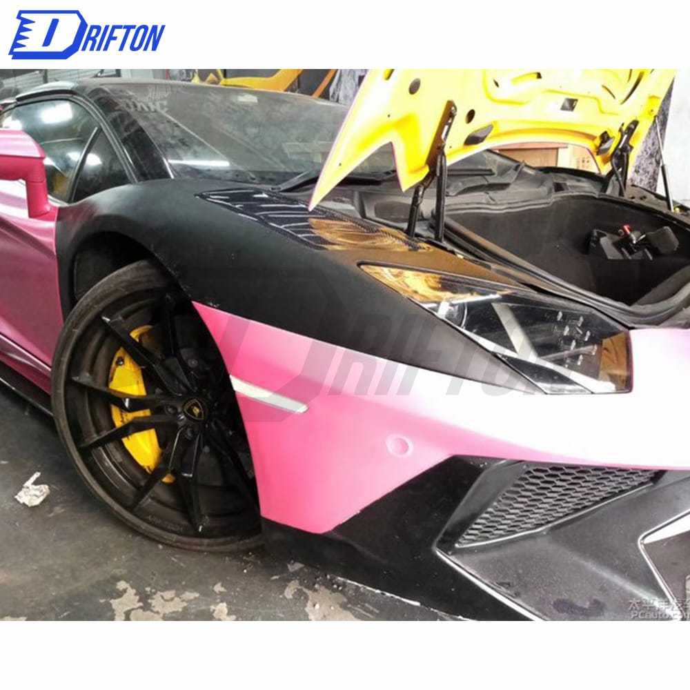 Vents Style Dry Carbon Fiber Fenders For Lamborghini Aventador LP700-4 2011-2015