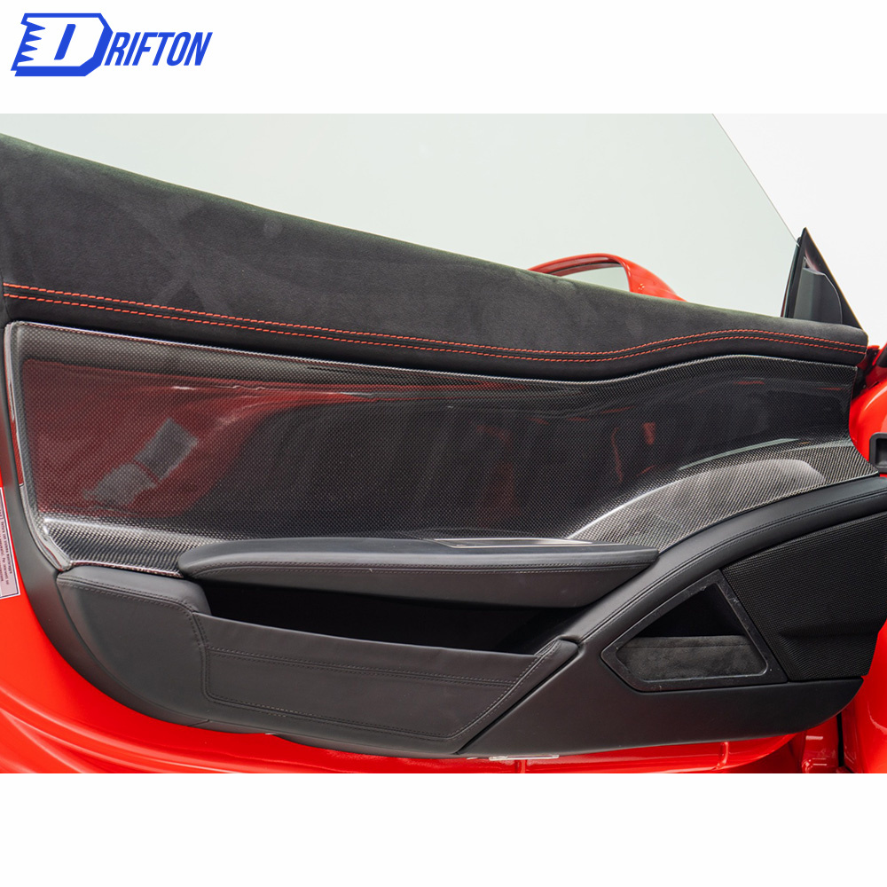 Carbon Fiber Inner Door Panel For Ferrari 458 Italy Spyder 2011-2013