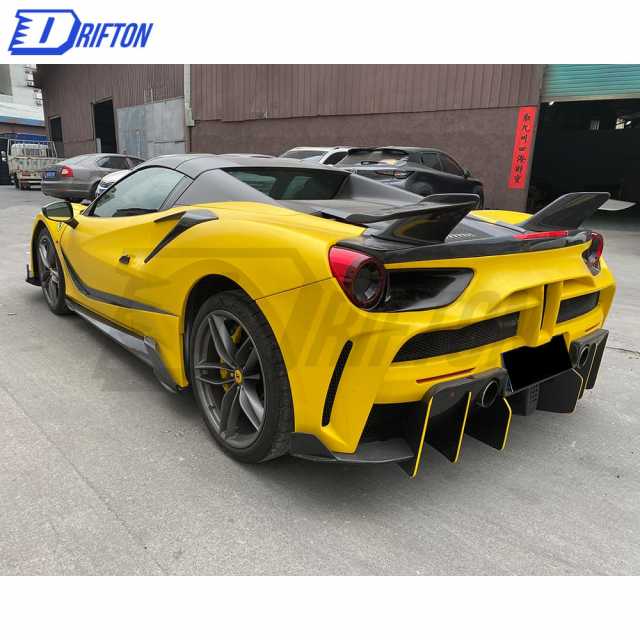 Mansory Style Forged Carbon Fiber Rear Spoiler For Ferrari 488 GTB 2015 ...