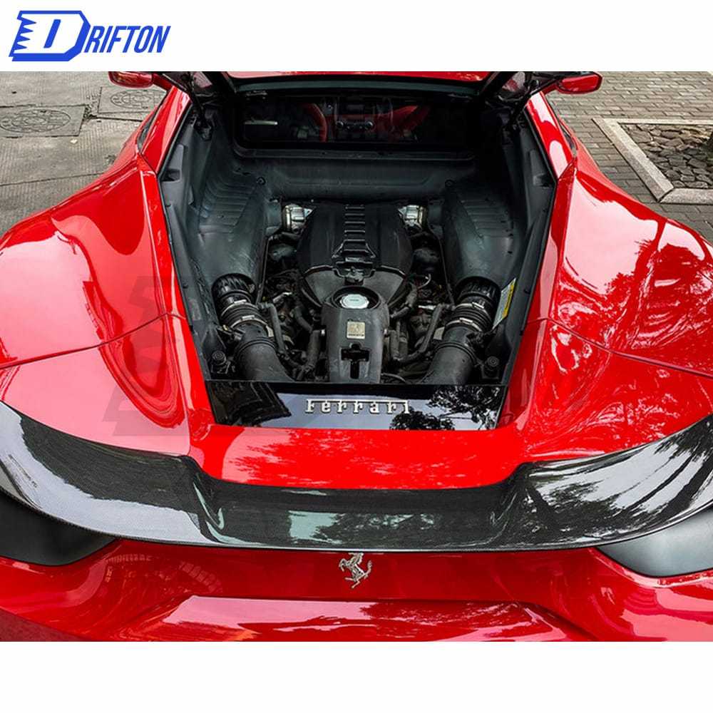 Vorsteiner Style Dry Carbon Fiber Rear Spoiler For Ferrari 488 GTB 2015-2018