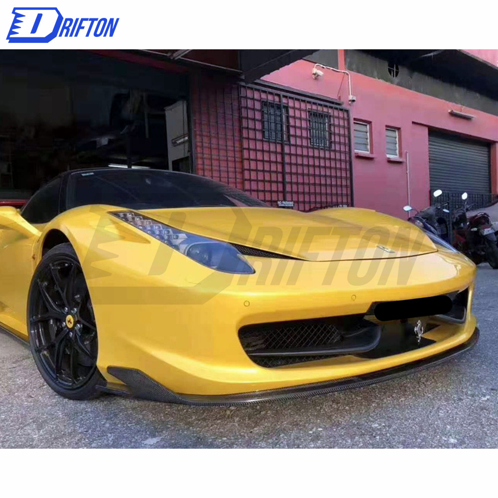Carbon Fiber Front Lip For Ferrari 458 Italy 2011-2016