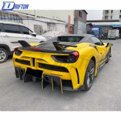 Mansory Style Forged Carbon Fiber Body Kit For Ferrari 488 2015-2018
