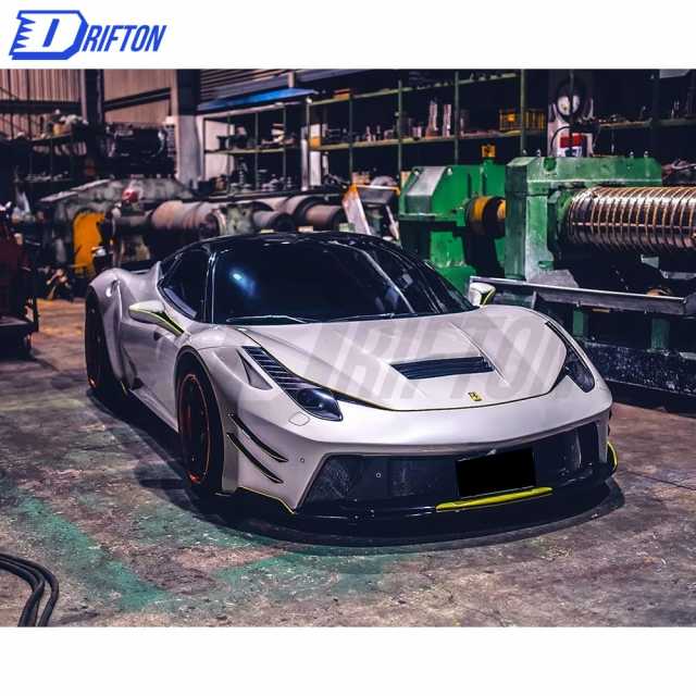 Prior Design Style Glass Fiber Car Body Kit For Ferrari 458 2011-2016