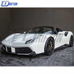 Novitec-Style Forged Carbon Fiber Front Lip For Ferrari 488 GTB Spider 2015-2018