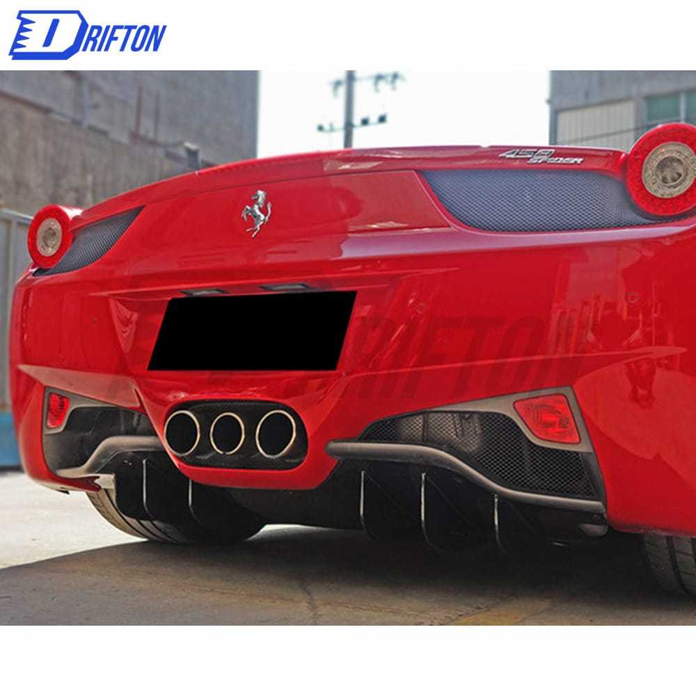 Carbon Fiber Rear Diffuser For Ferrari 458 Italy 2011-2016