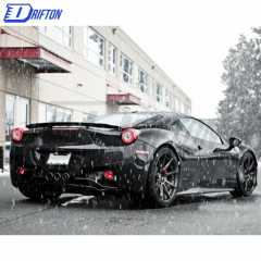 Novitec Rosso Style Carbon Fiber Rear Spoiler For Ferrari 458 Italy Speciale 2011-2016