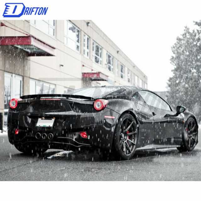 Novitec Rosso Style Carbon Fiber Rear Spoiler For Ferrari 458 Italy Speciale 2011-2016