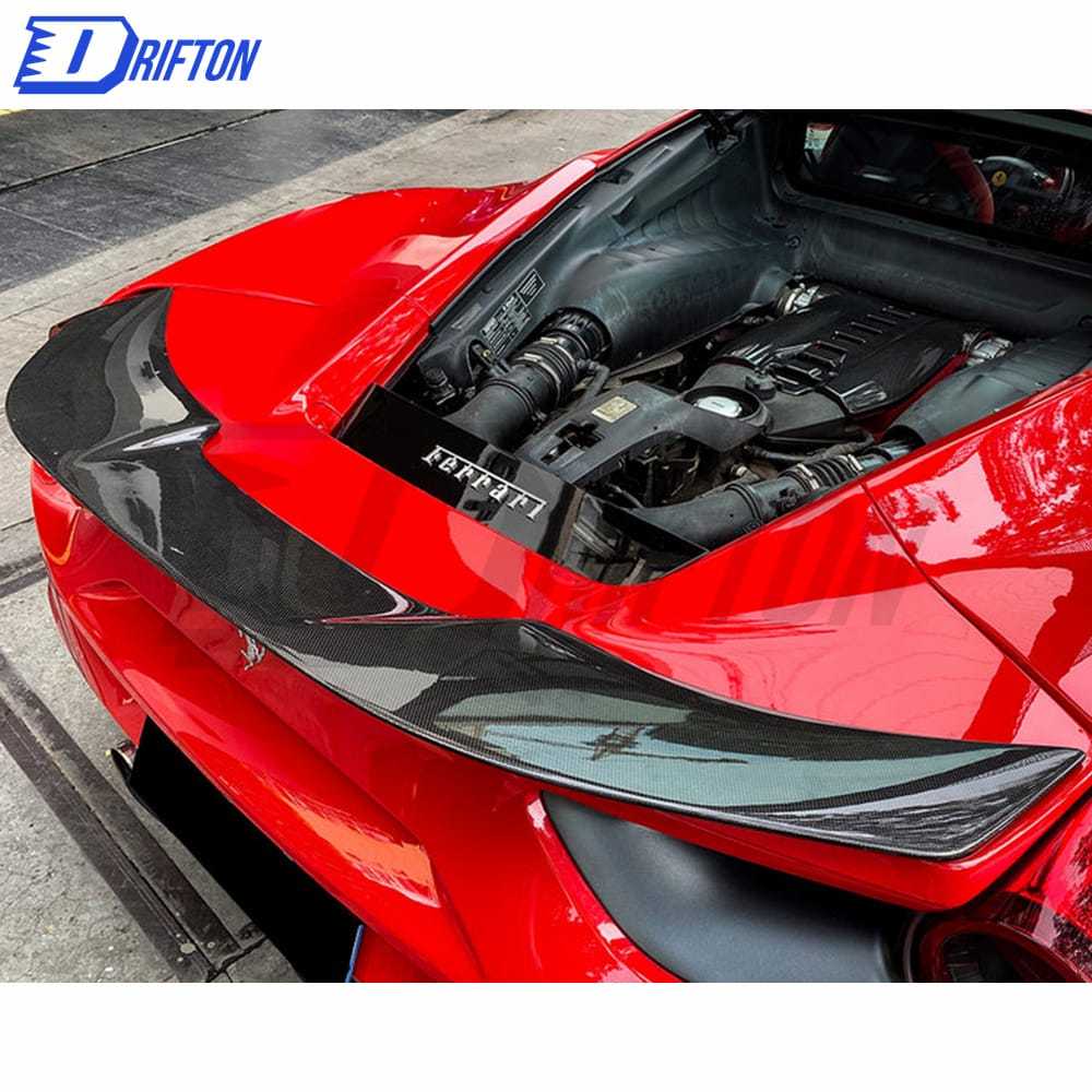 Vorsteiner Style Dry Carbon Fiber Rear Spoiler For Ferrari 488 GTB 2015-2018