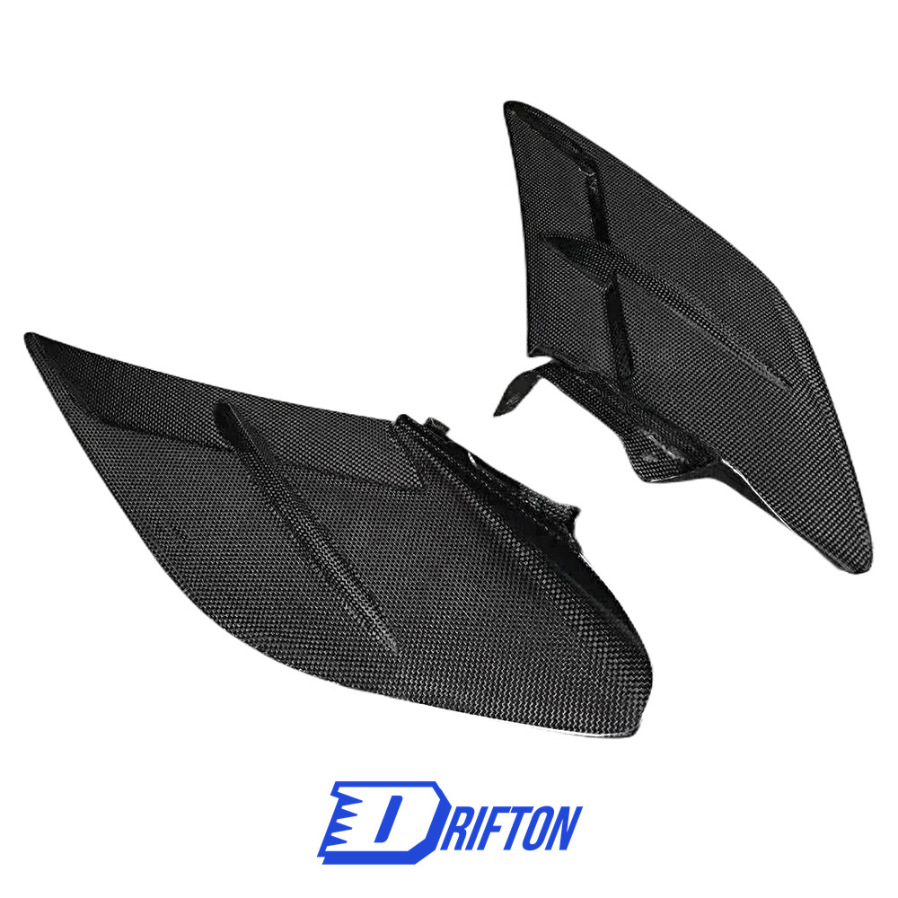 Capristo-Style Dry Carbon Fiber Side Air Intake Panels For Ferrari 488 GTB 2015-2018