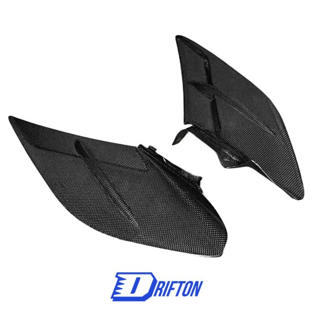 Capristo-Style Dry Carbon Fiber Side Air Intake Panels For Ferrari 488 GTB 2015-2018