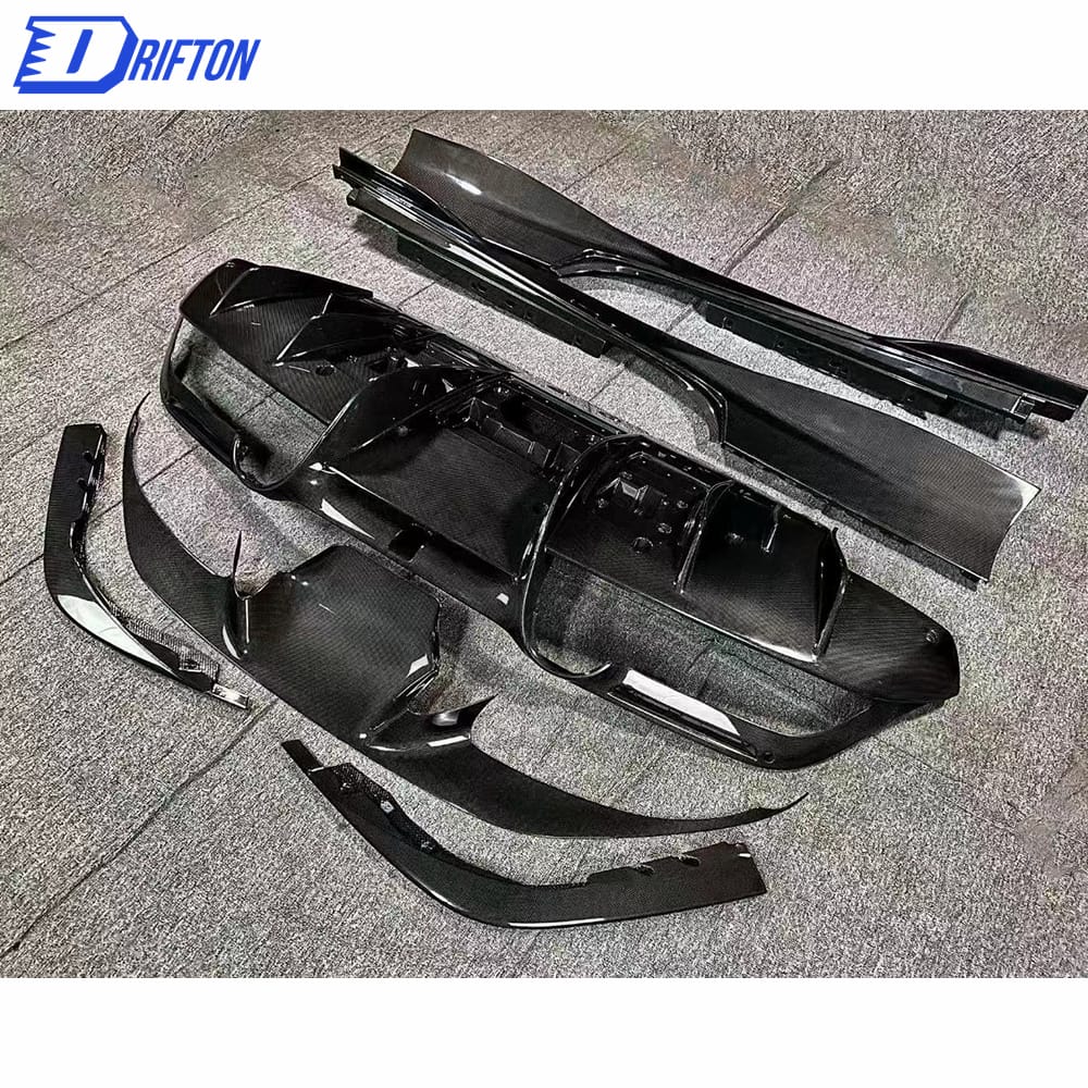 Novitec Style Dry Carbon Fiber Front Bumper Splitter For Ferrari F8 2020-2022