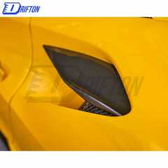 Novitec Style Dry Carbon Fiber Air-Guide Side Vent Cover For Ferrari F8 2020-2022