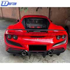 Novitec Style Dry Carbon Fiber Spoiler Wing For Ferrari F8 2020-2022