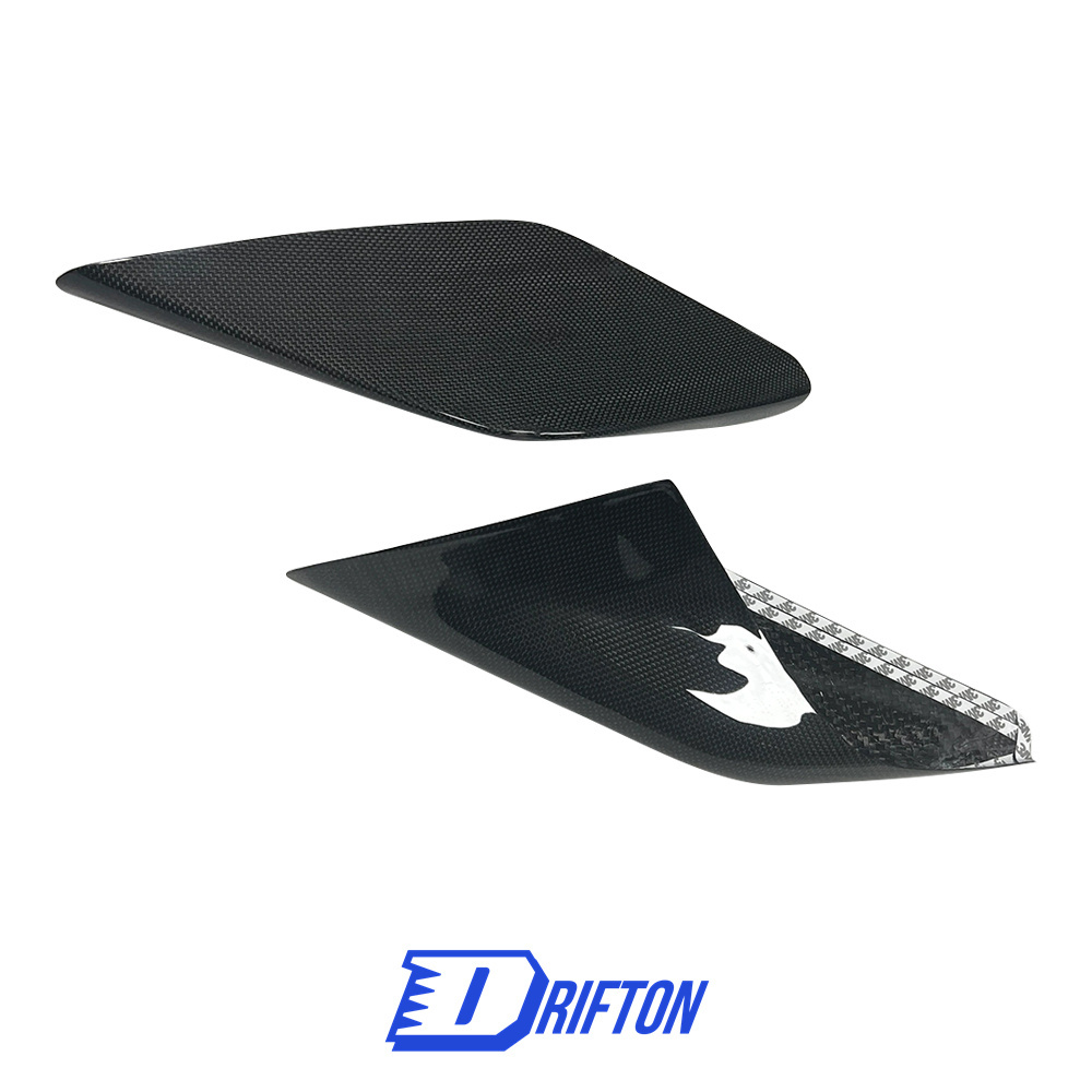 Novitec Style Dry Carbon Fiber Air-Guide Side Vent Cover For Ferrari F8 Tributo Spider 2019-2022