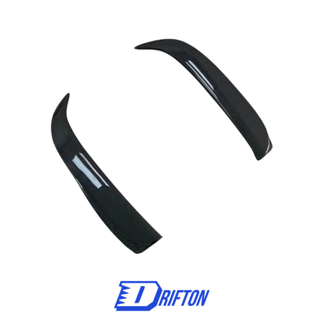 Novitec Style Dry Carbon Fiber Front Bumper Canards For Ferrari F8 2020-2022