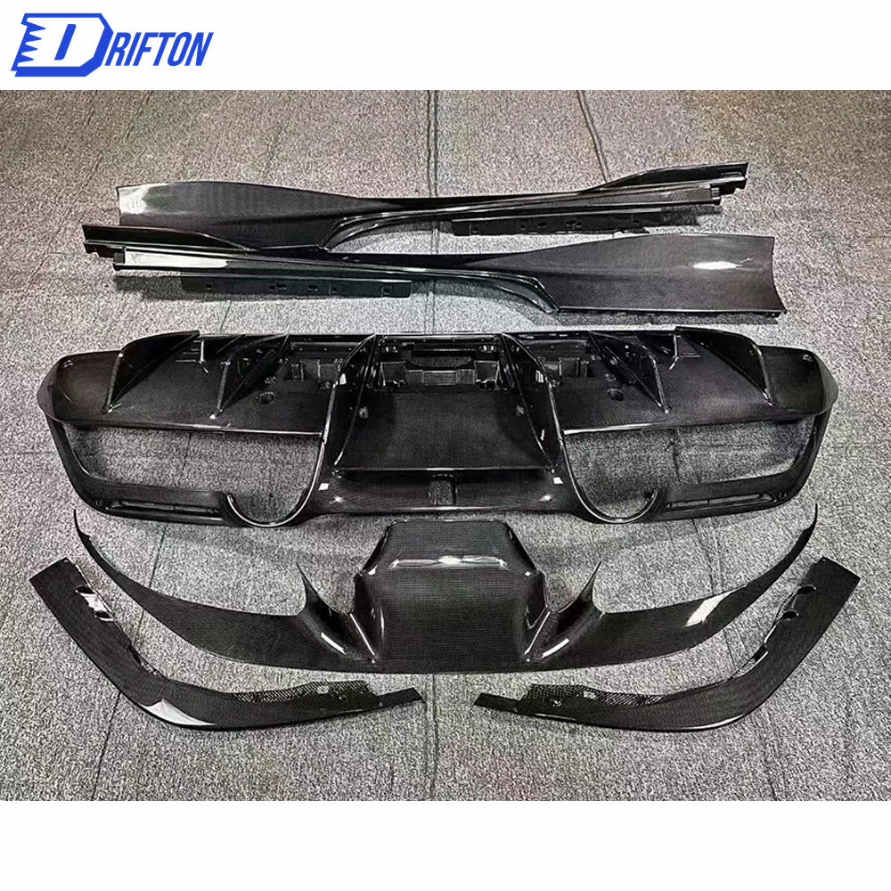 OEM Style Dry Carbon Fiber Front Splitter For Ferrari F8 2020-2022