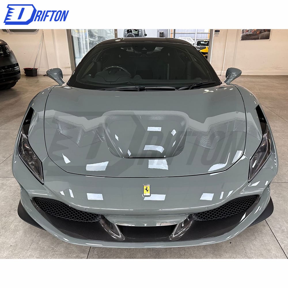 OEM Style Dry Carbon Fiber Front Splitter For Ferrari F8 2020-2022