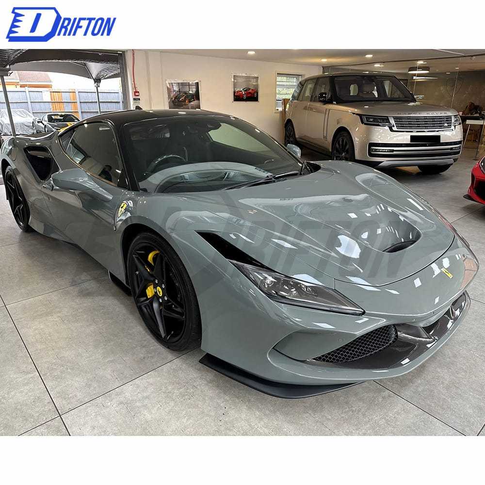 OEM Style Dry Carbon Fiber Front Splitter For Ferrari F8 2020-2022