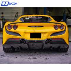 Novitec Style Dry Carbon Fiber Rear Diffuser For Ferrari F8 2020-2022