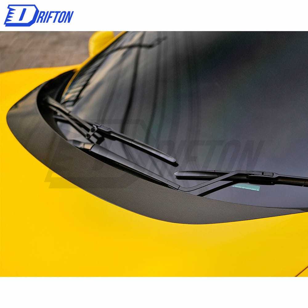 Novitec Style Dry Carbon Fiber Hood Trim Front Trunk Lid For Ferrari F8 2020-2022