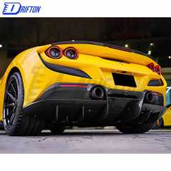 Novitec Style Dry Carbon Fiber Rear Diffuser For Ferrari F8 2020-2022