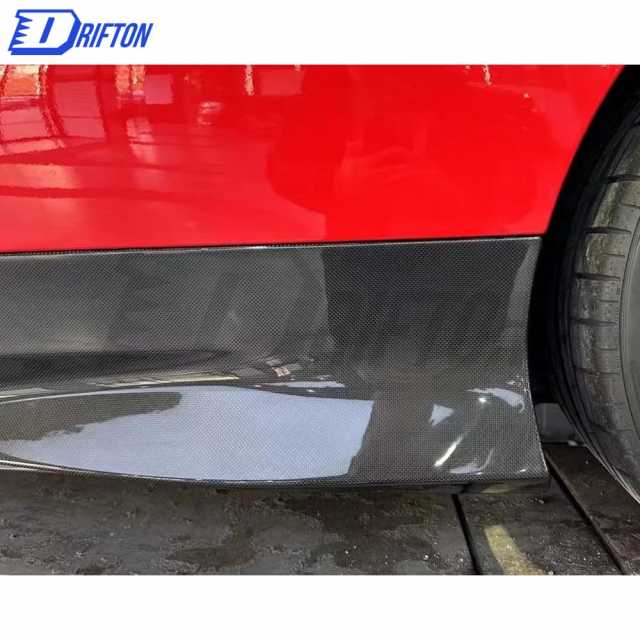 OEM Style Dry Carbon Fiber Side Skirts For Ferrari F8 2020-2022