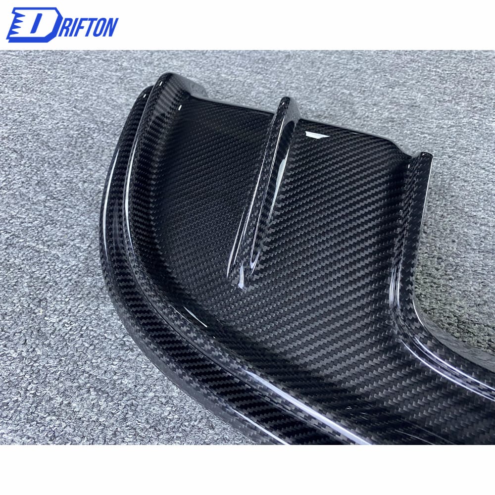 GT4 Style Dry Carbon Fiber Rear Diffuser For Porsche 718 Cayman Boxster 2016-2019