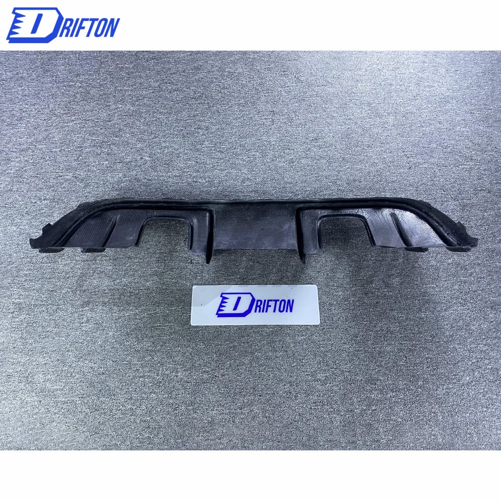 GT4 Style Dry Carbon Fiber Rear Diffuser For Porsche 718 Cayman Boxster 2016-2019