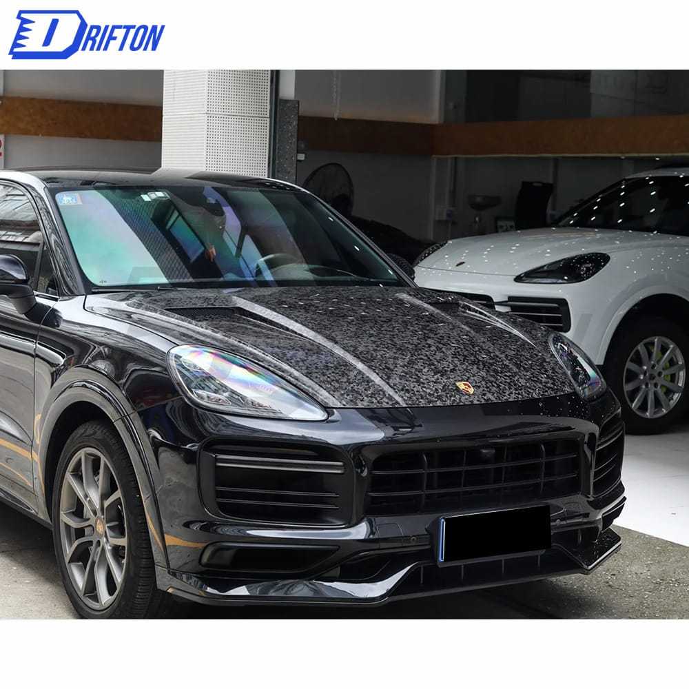 Techart Style Carbon Fiber Hood For Porsche Caynne 9Y0 2018-2019