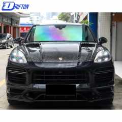 Techart Style Carbon Fiber Hood For Porsche Caynne 9Y0 2018-2019