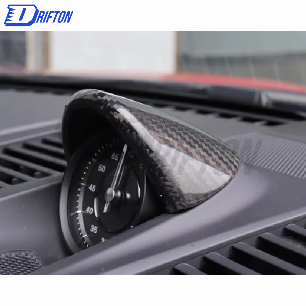 Dry Carbon Fiber Compass Cover For Porsche 911 992 Carrera S 2019-2023