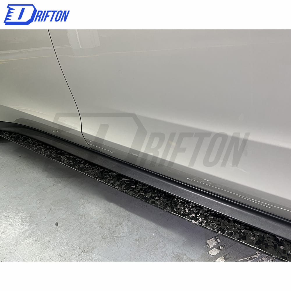 Dry Carbon Fiber Side Skirt For Porsche Panamera 971 2017-2018