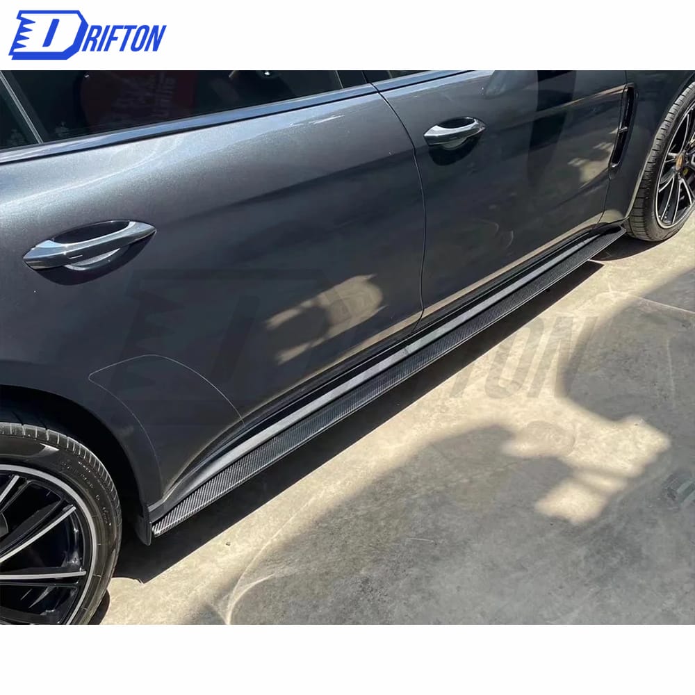Dry Carbon Fiber Side Skirt For Porsche Panamera 971 2017-2018