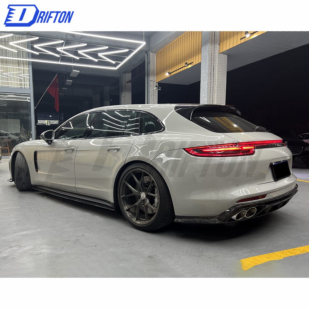 Dry Carbon Fiber Side Skirt For Porsche Panamera 971 2017-2018