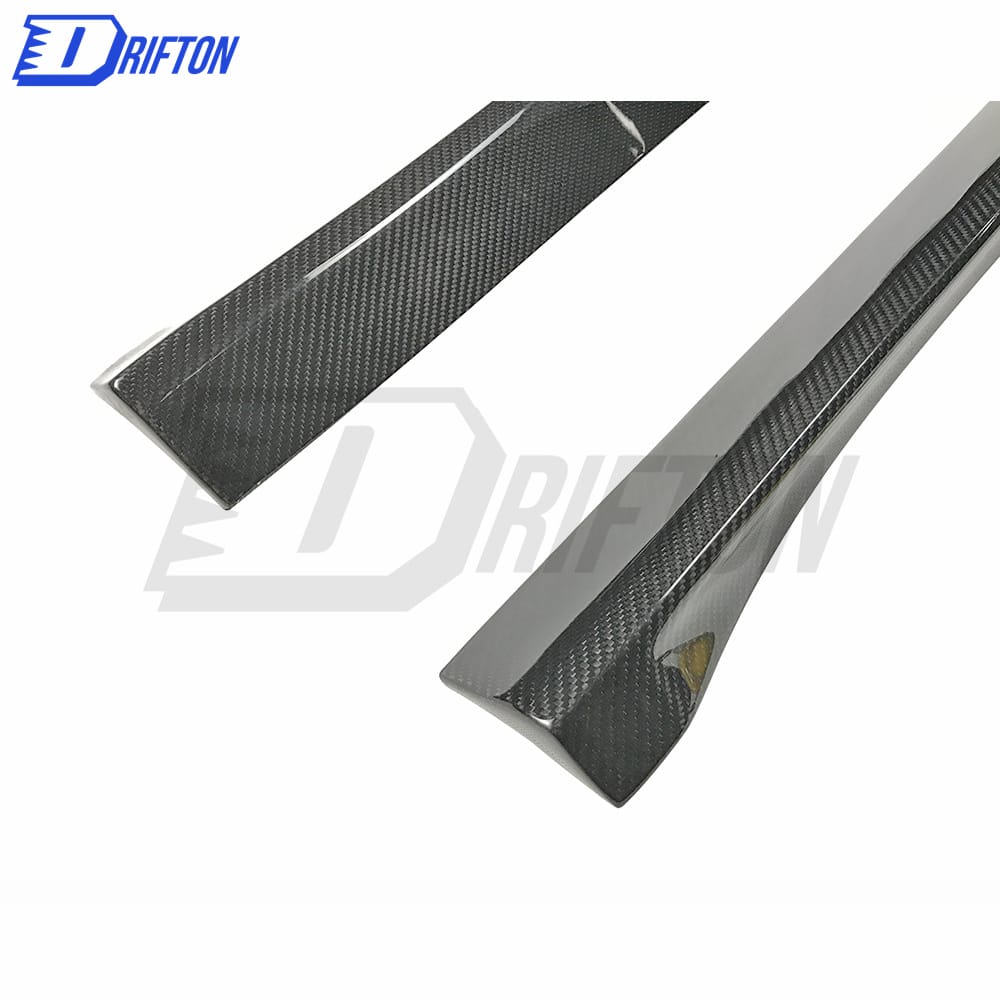 OKING Style Dry Carbon Fiber Side Skirt For Porsche Panamera 971 2017-2018