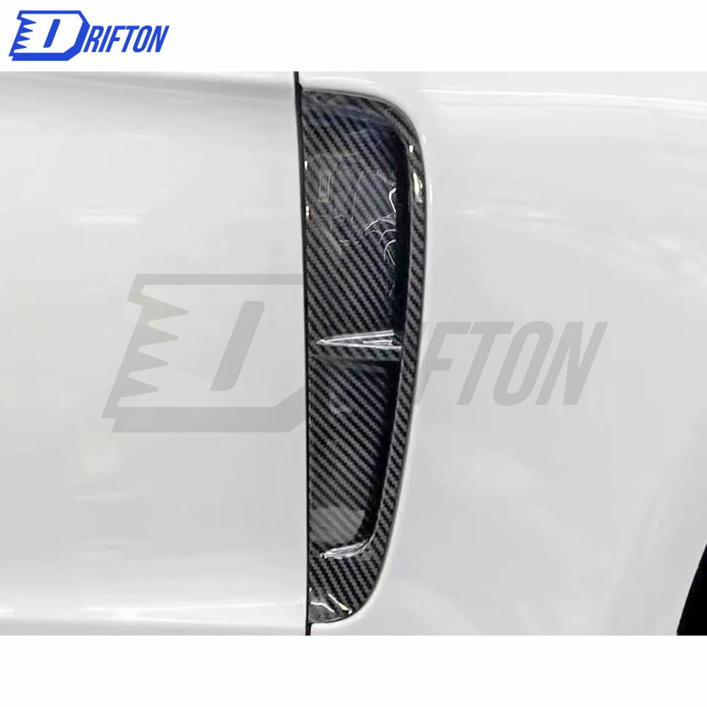 OKING Style Dry Carbon Fiber Side Vent For Porsche Panamera 971 2017-2018