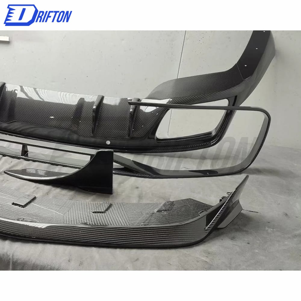 Paktechz Style Dry Carbon Fiber Front Lip Up For Porsche Panamera 971 2017-2018