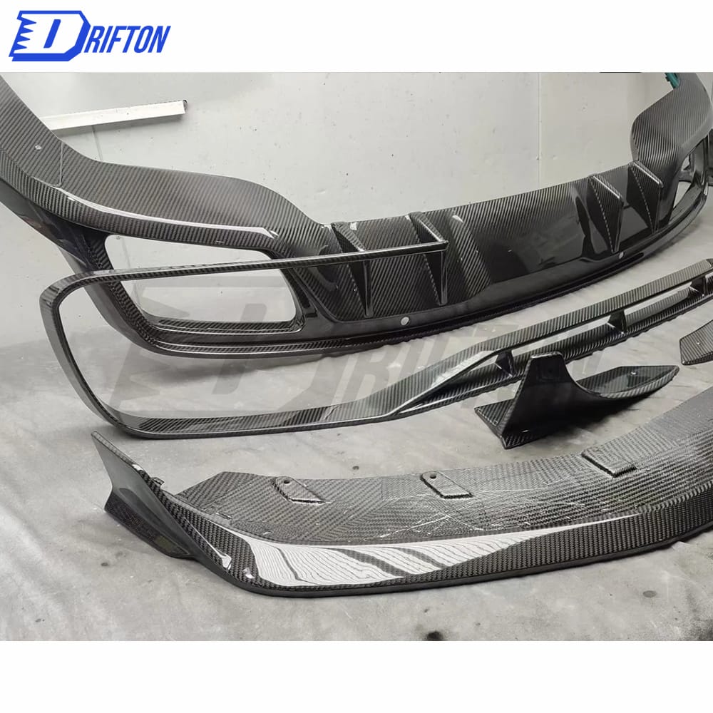 Paktechz Style Dry Carbon Fiber Front Lip Up For Porsche Panamera 971 2017-2018