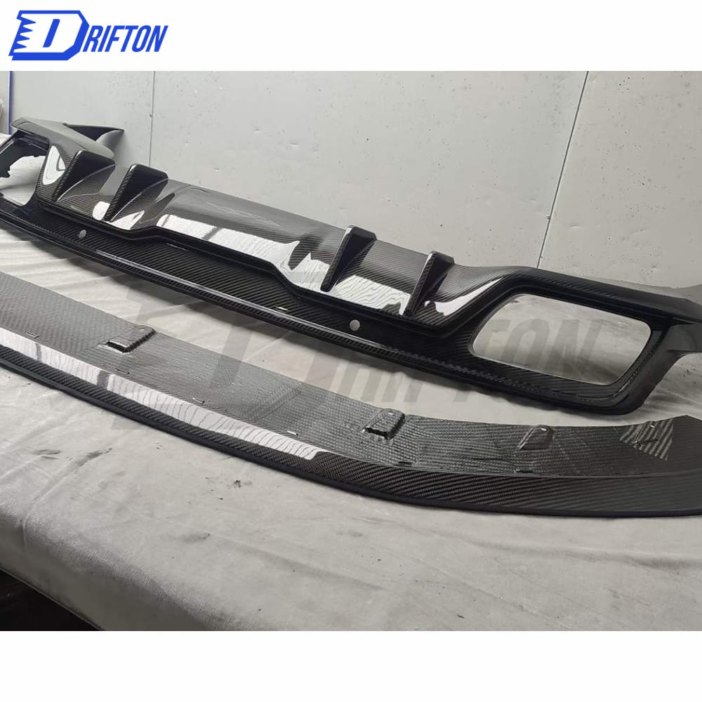 Paktechz Style Dry Carbon Fiber Front Lip Up For Porsche Panamera 971 2017-2018