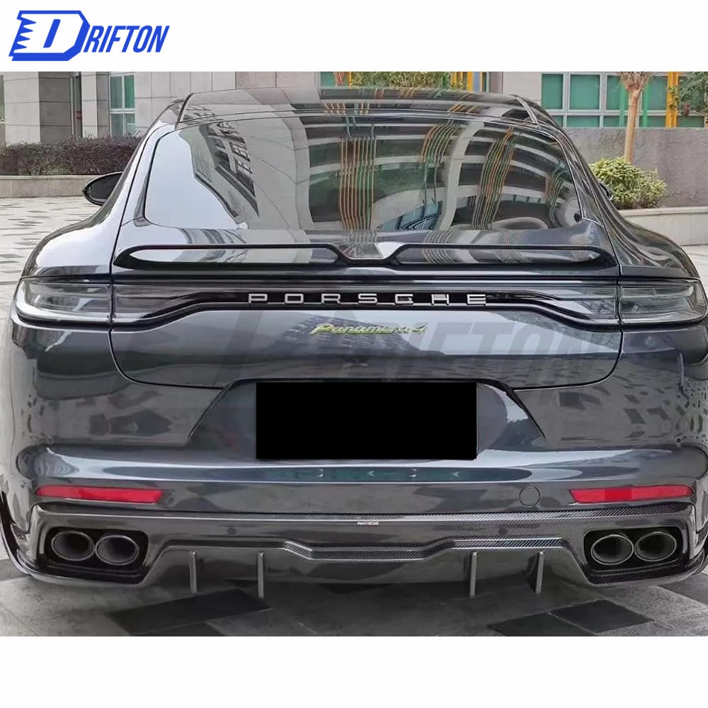 Paktechz Style Dry Carbon Fiber Front Lip Up For Porsche Panamera 971 2017-2018