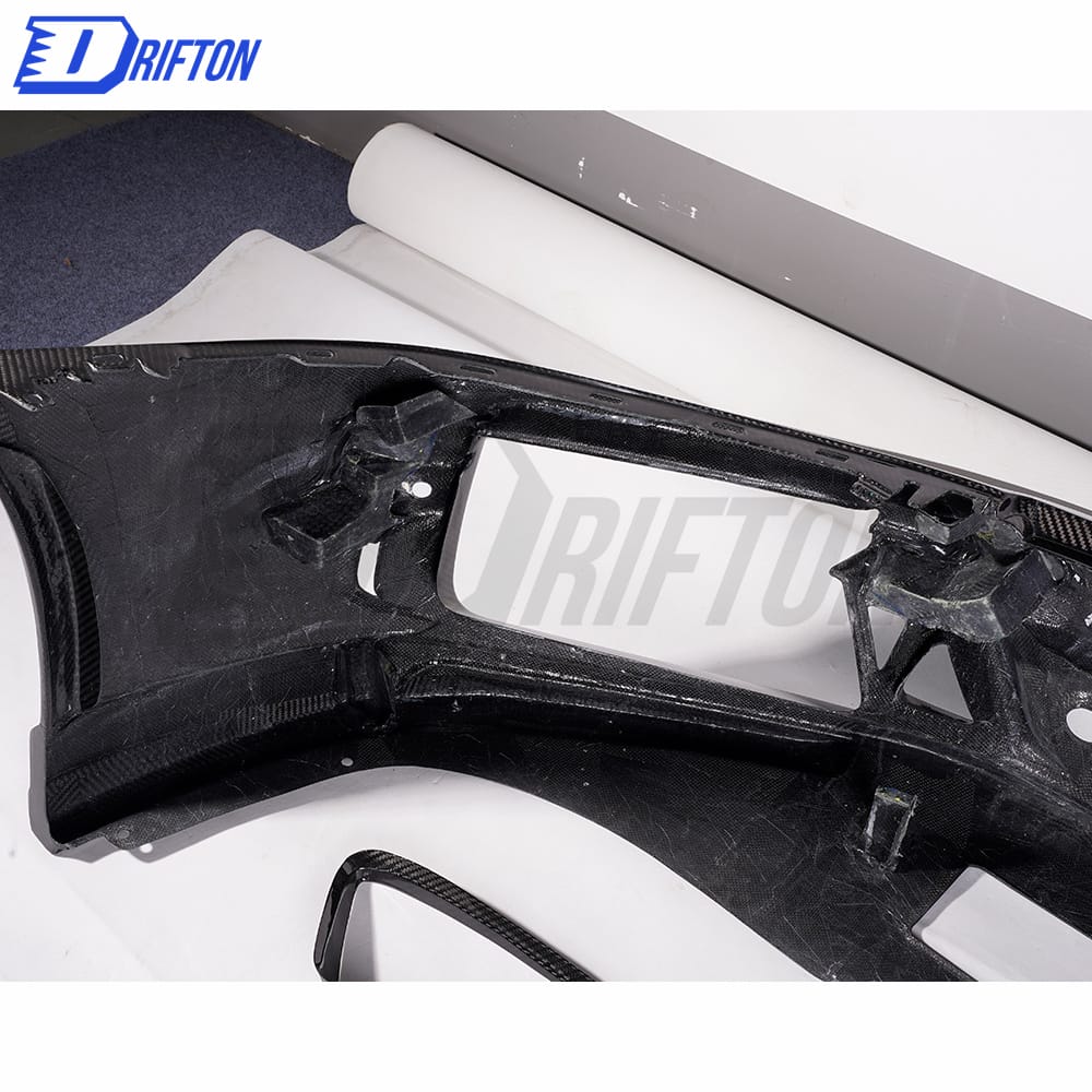 TechArt GTstreet Style Dry Carbon Fiber Front Bumper For Porsche 911 992 Turbo S Carrera 2019-2023 