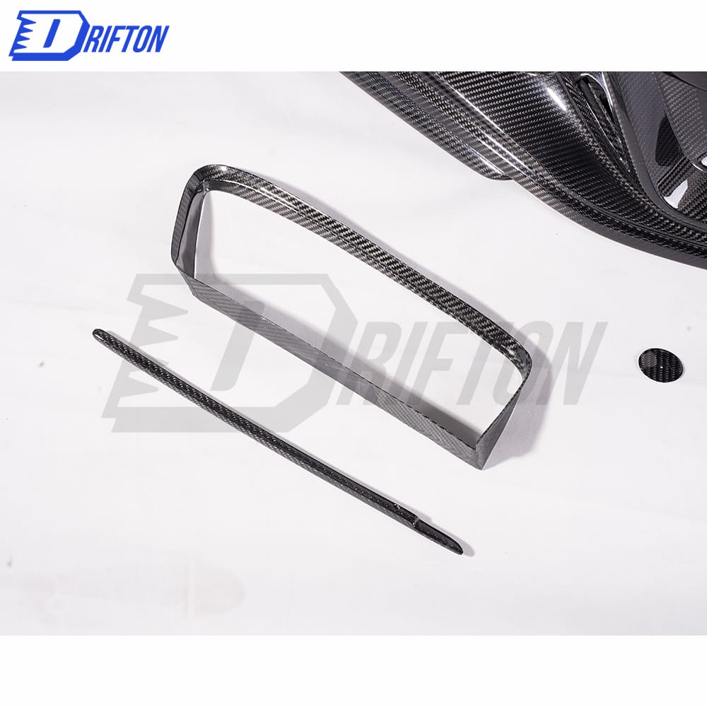 TechArt GTstreet Style Dry Carbon Fiber Front Bumper For Porsche 911 992 Turbo S Carrera 2019-2023 