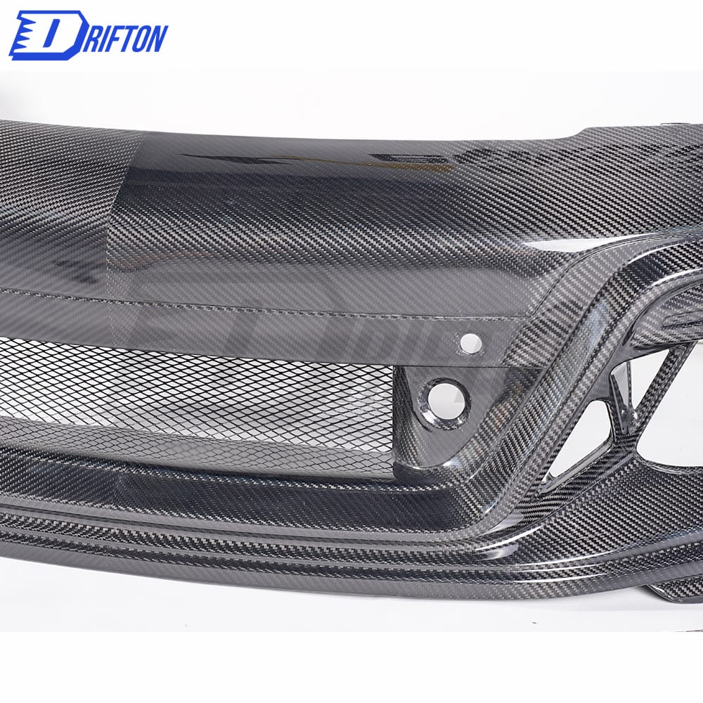 TechArt GTstreet Style Dry Carbon Fiber Front Bumper For Porsche 911 992 Turbo S Carrera 2019-2023 