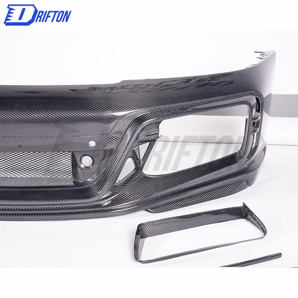 TechArt GTstreet Style Dry Carbon Fiber Front Bumper For Porsche 911 992 Turbo S Carrera 2019-2023 