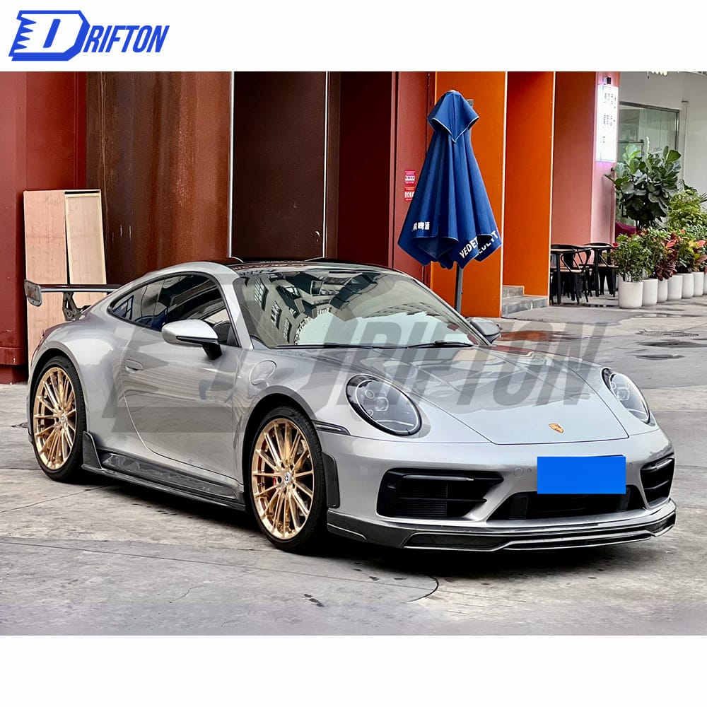 Techart Style Dry Carbon Fiber Aero Body Kit For Porsche 911 992 Carrera S 2019-2023