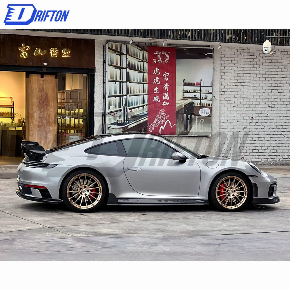 Techart Style Dry Carbon Fiber Aero Body Kit For Porsche 911 992 Carrera S 2019-2023
