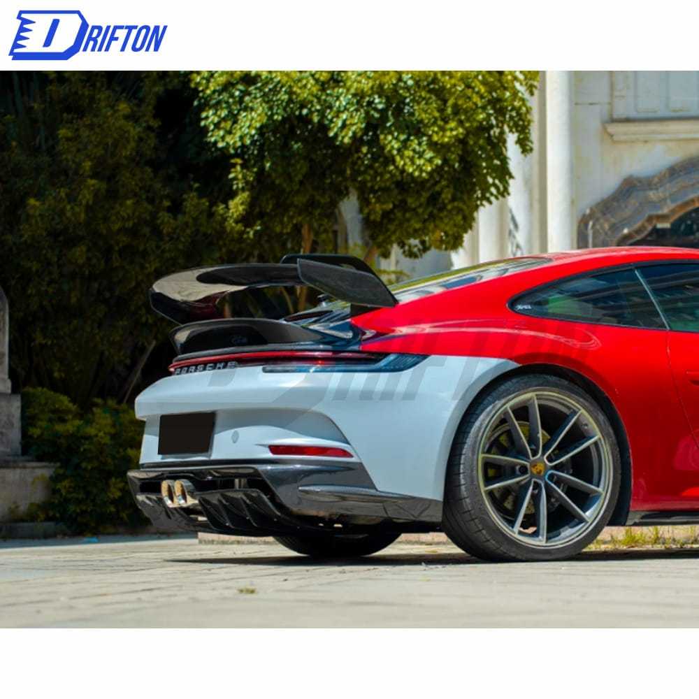 GT3 Style Dry Carbon Fiber With Portion Primer For Porsche 911 992 Carrera S 2019-2023
