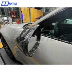 OEM Style Forged Dry Carbon Fiber Mirror Cover For Porsche 911 992 Carrera S 2019-2023