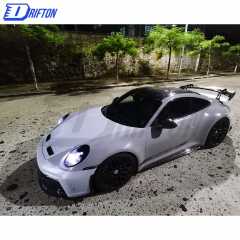 GT3 Style Dry Carbon Fiber With Full Primer Hood For Porsche 911 992 Carrera S 2019-2023